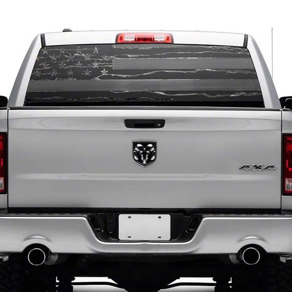 American trucks. Ram 1500. Decal. American Flag. - Picture 1 of 2